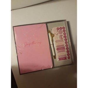 NIB Sagittarius Notebook Journal Kit Pink Gartner Studios Stickers Pen Zodiac